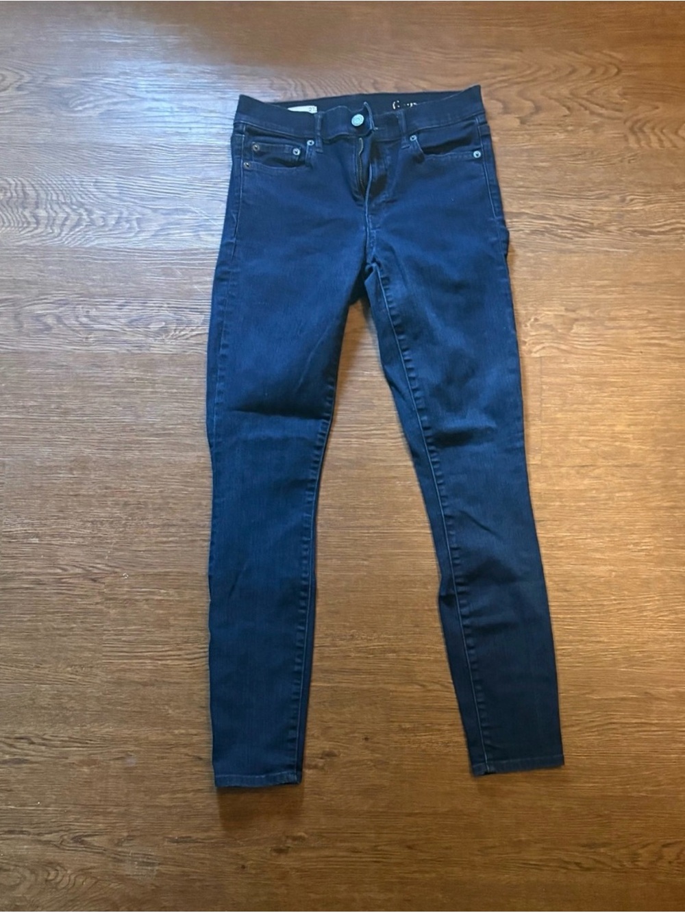 Classic High-Rise Dark Blue Women's Jeans